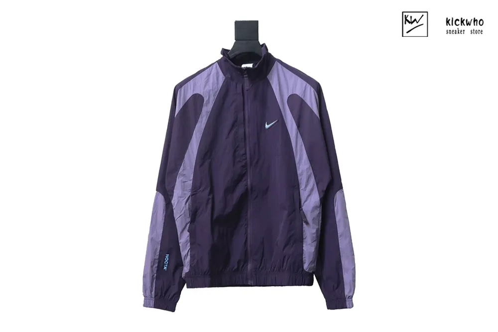 nk x nocta color blocking jacket purple