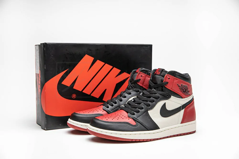 air jordan 1 "bred toe"  555088 610