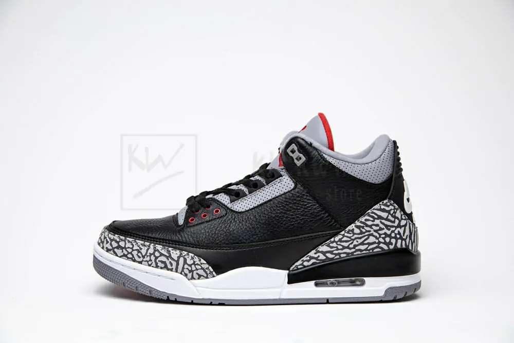 air jordan 3 black cement "godkiller" 854262 001