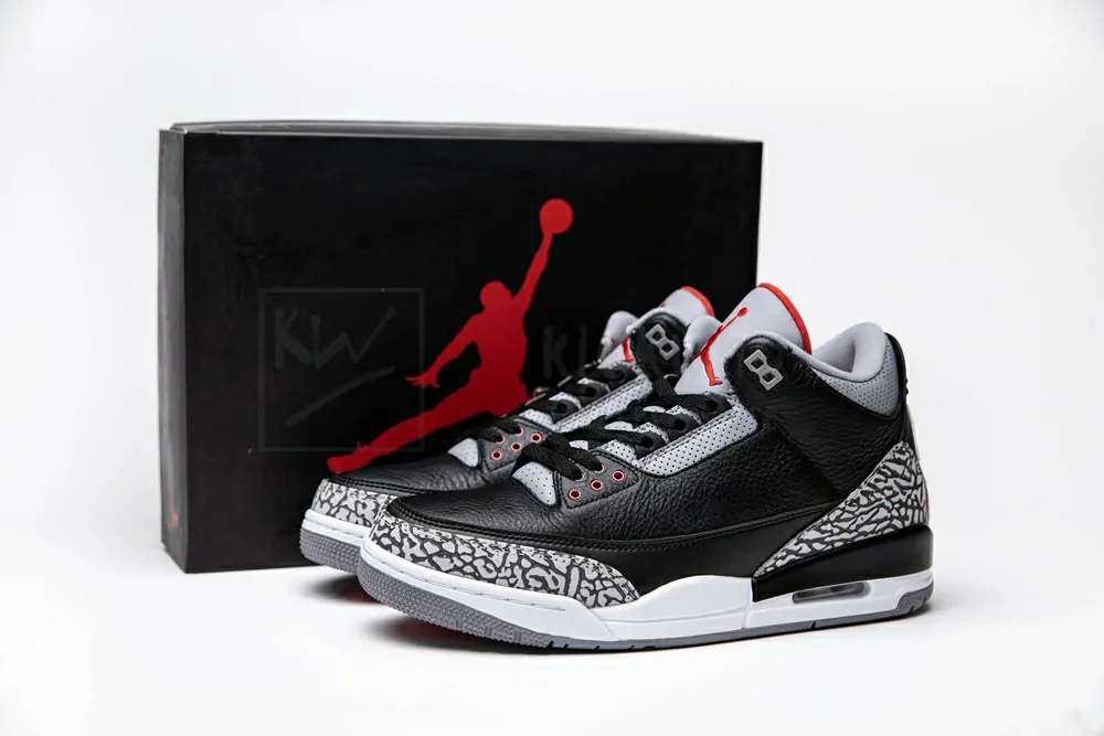 air jordan 3 black cement "godkiller" 854262 001