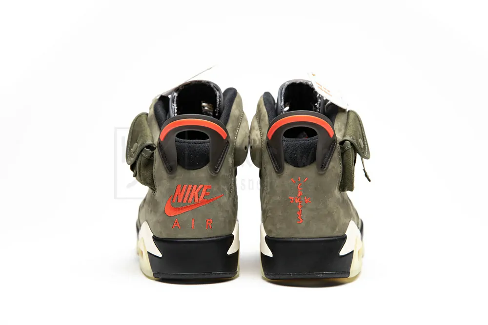 travis scott x air jordan 6 retro"olive" godkiller cn1084 200