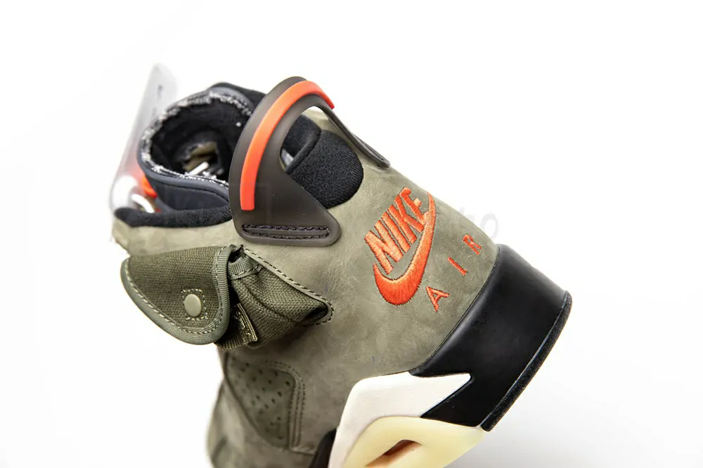 travis scott x air jordan 6 retro"olive" godkiller cn1084 200