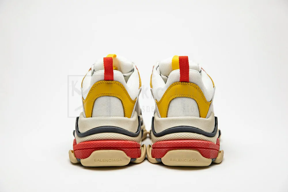 balenciaga triple s trainer pink yellow 524038 w09o5 9035