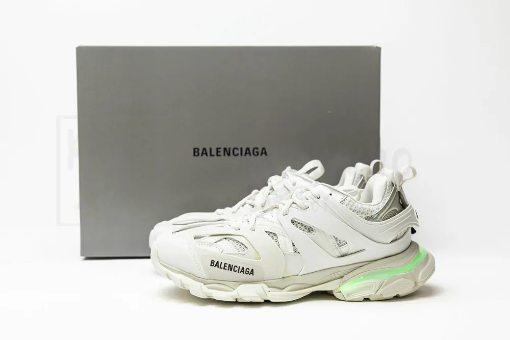 balenciaga track trainer "light grey " with led