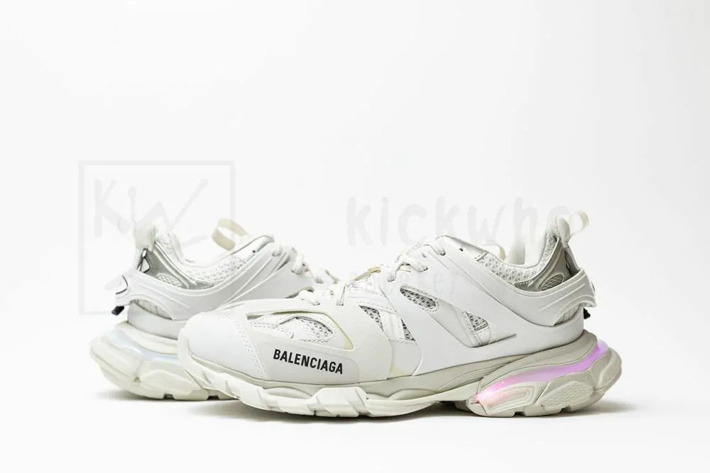 balenciaga track trainer "light grey " with led