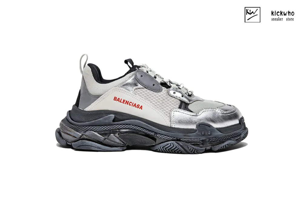 balenciaga triple s trainer ''silver grey''