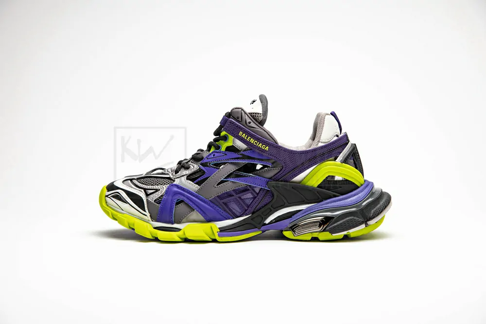 balenciaga track 2 trainer purple yellow 568615 w2gn3 5164