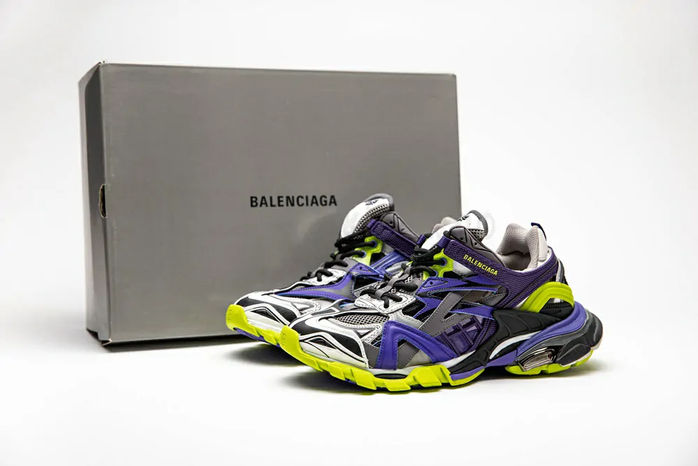 balenciaga track 2 trainer purple yellow 568615 w2gn3 5164