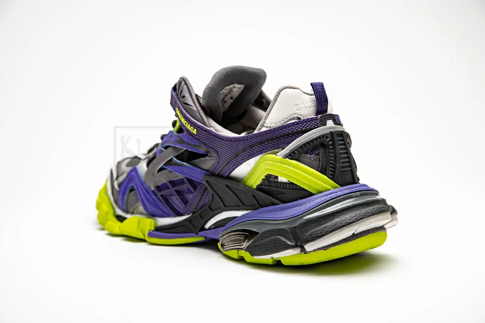 balenciaga track 2 trainer purple yellow 568615 w2gn3 5164