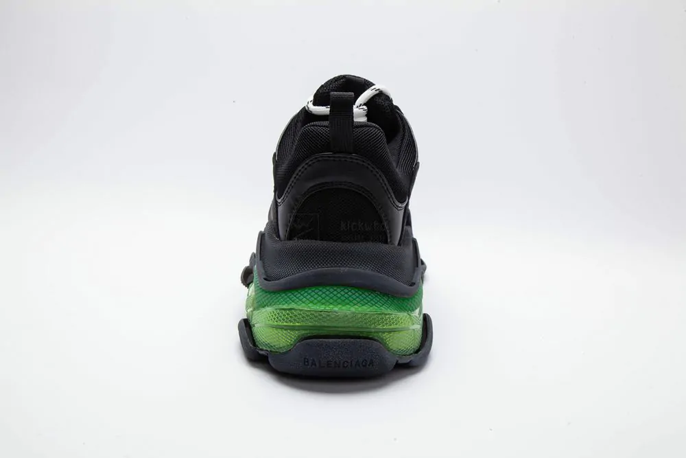 balenciaga triple s trainer black green