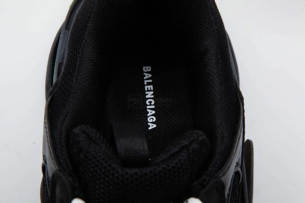 balenciaga triple s trainer black green