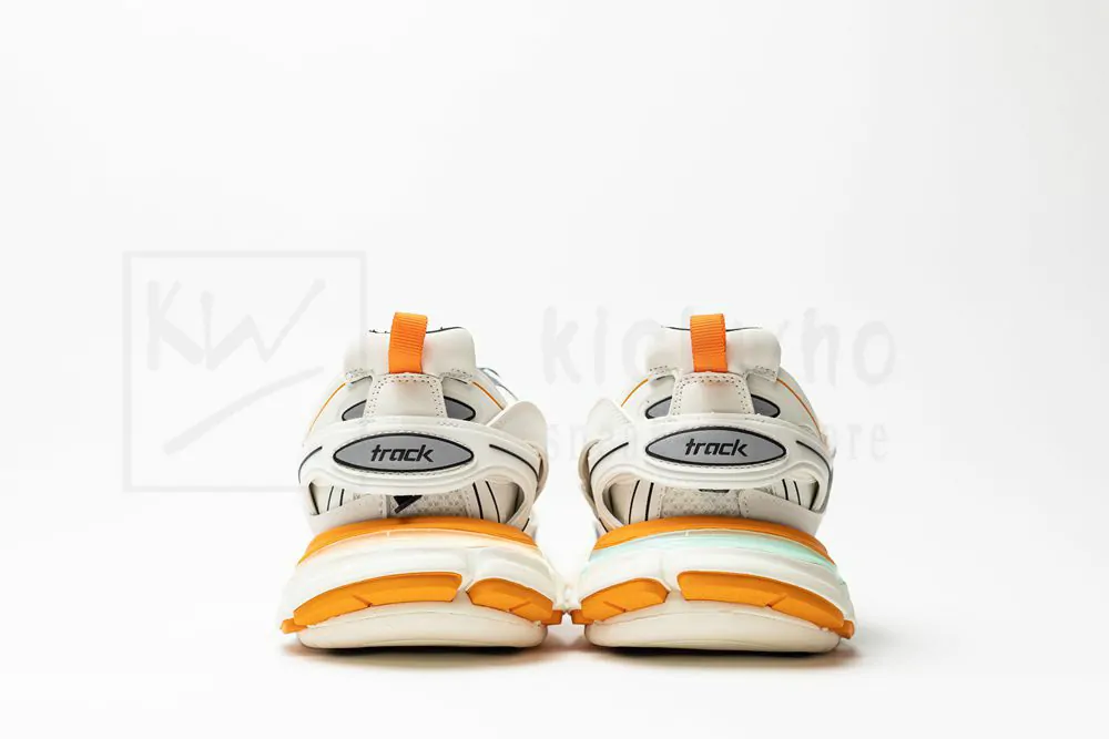 balenciaga track trainer "black grey orange" with led