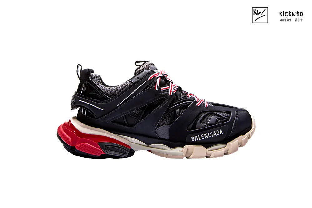 balenciaga sneaker tess.s.gomma maille black red 542023 w1gb6 1002