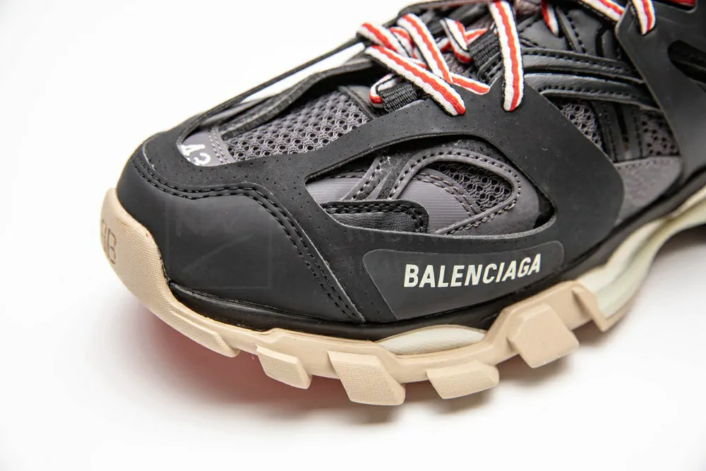 balenciaga sneaker tess.s.gomma maille black red 542023 w1gb6 1002