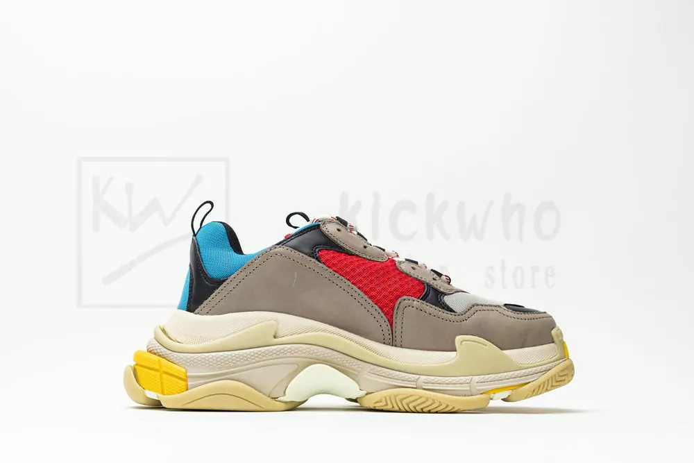 balenciaga triple s trainer yellow blue red "godkiller" 483513w06e34365