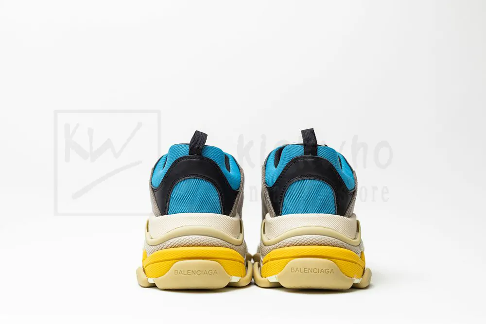 balenciaga triple s trainer yellow blue red "godkiller" 483513w06e34365