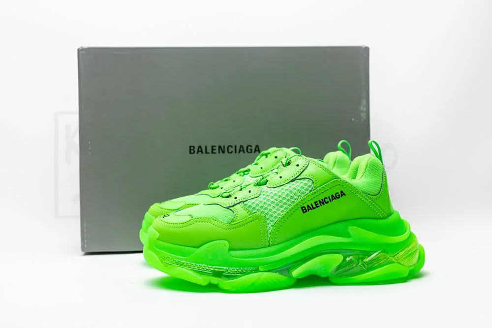 balenciaga triple s green godkiller