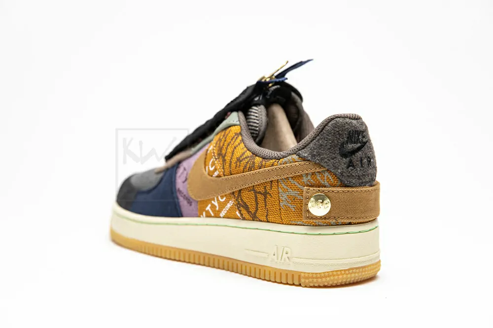 travis scott x air force 1 low "cactus jack" godkiller cn2405 900