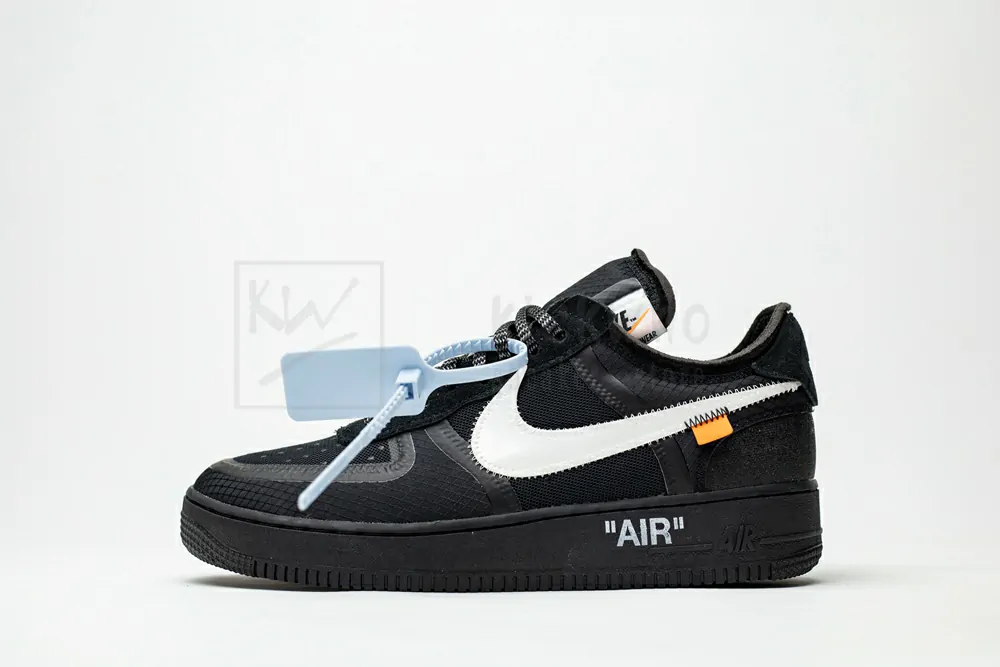 off-white x air force 1 low black godkiller