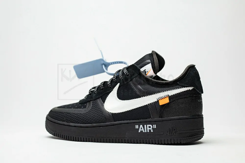 off-white x air force 1 low black godkiller