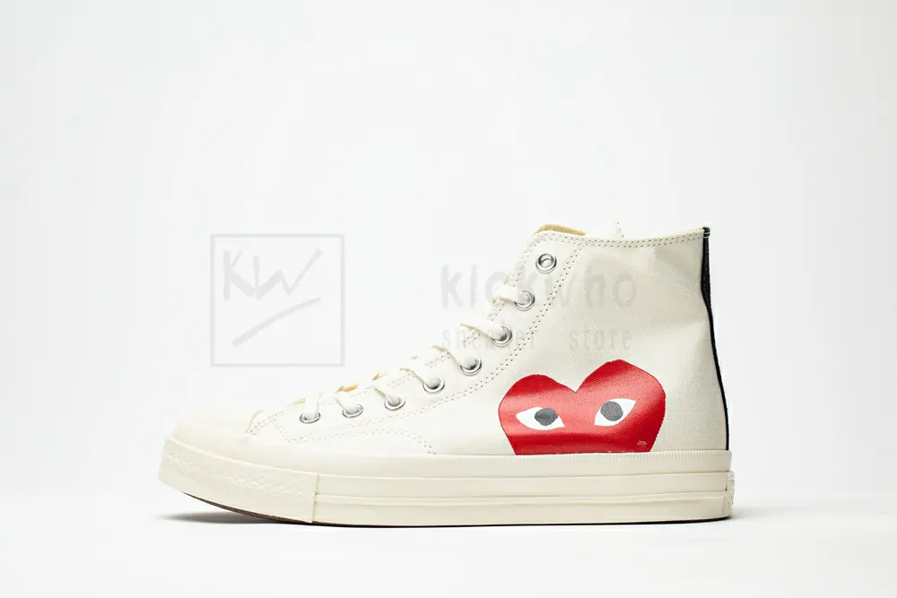 cdg play x converse 1970s bigger by a yard high help rice white 150205c