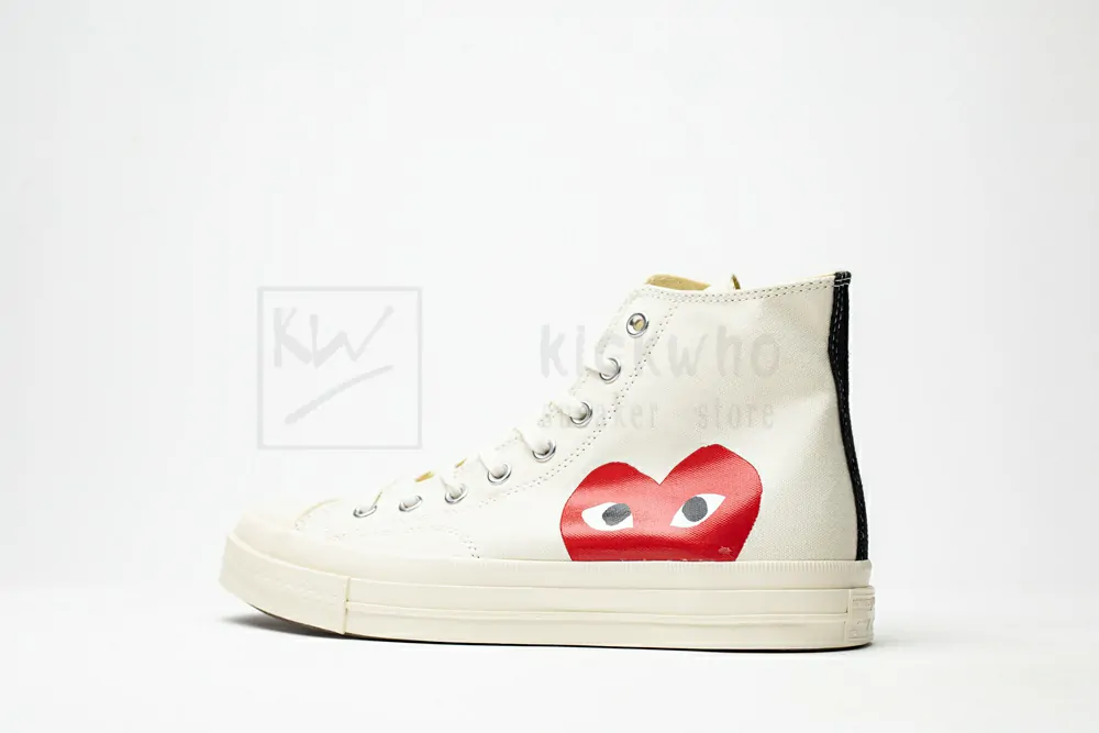 cdg play x converse 1970s bigger by a yard high help rice white 150205c