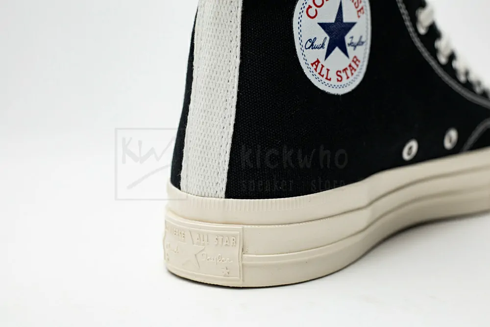 cdg play x converse 1970s bigger by a yard high help black 150204c