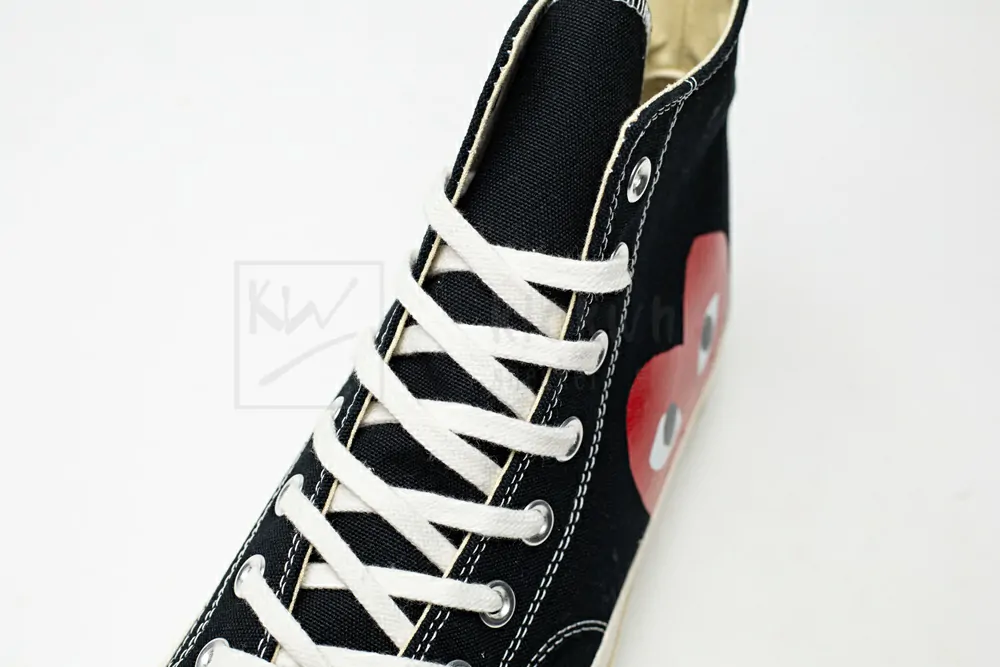 cdg play x converse 1970s bigger by a yard high help black 150204c