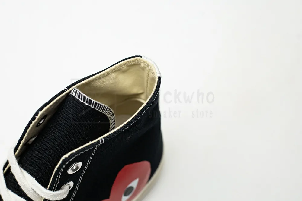 cdg play x converse 1970s bigger by a yard high help black 150204c