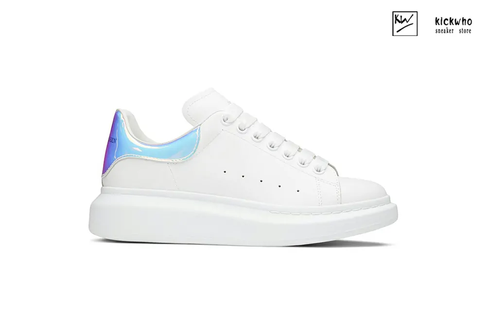 alexander mcqueen sneaker ''iridescent-trimmed leather''