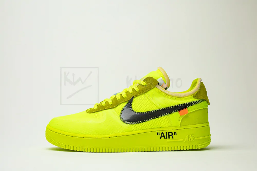 off-white x nike air force 1 volt godkiller