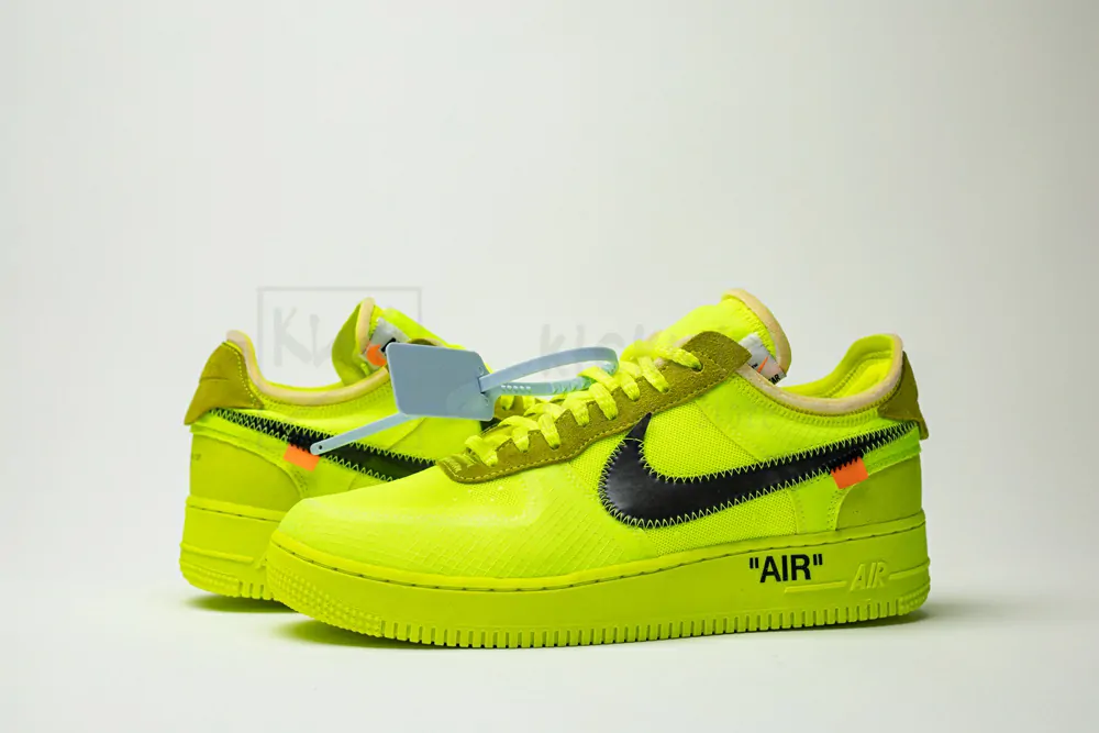 off-white x nike air force 1 volt godkiller